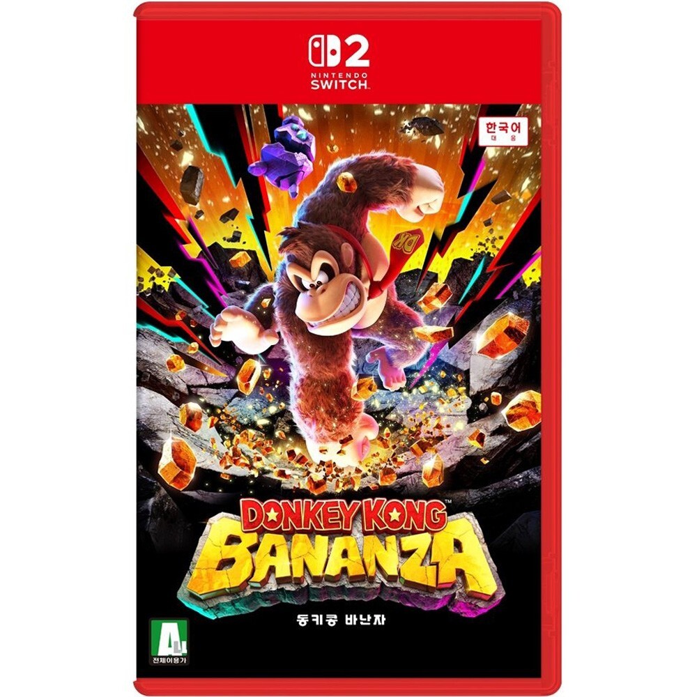 未開封 Donkey Kong Bananza Nintendo Switch Switch 2 Donkey Kong Bananza [Korean Version] English +