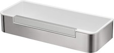Image of Croydex Shower Caddy Shelf Organiser Tray with Wiper Blade Bathroom Storage NEW