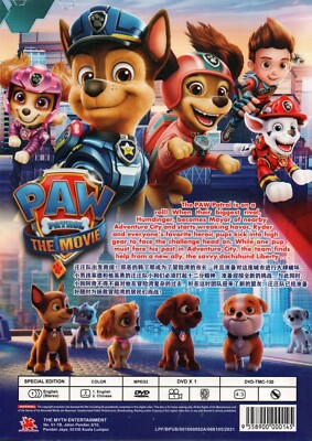 DVD Paw Patrol Movie Collection ( 3 in 1 ) English Dubbed | eBay