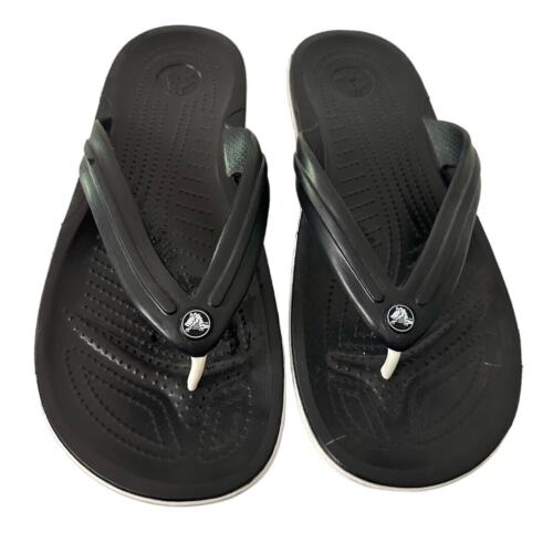 Crocs Black Crocband Flip Flop, Mens Size 11