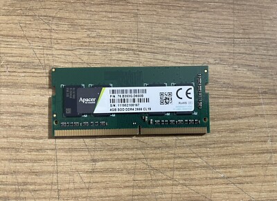 Apacer Ram Notebook 4gb Ddr4 Apacer 4GB DDR4 2666MHz DIMM For