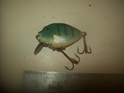 Vintage Heddon Punkinseed Kunststoff Bluegill Angelköder 2" lange Körperfarbe Augen - Bild 4 von 4