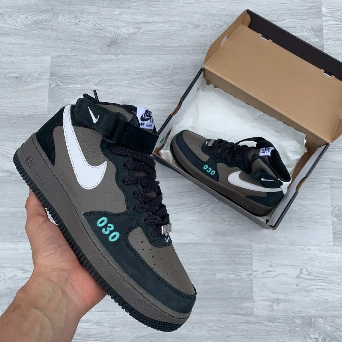 nike stone air force 1 trainers