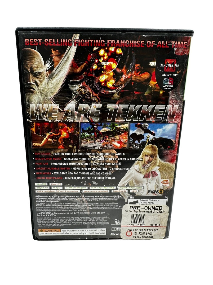 Tekken Tag Tournament 2 - Microsoft Xbox 360 Game Disc