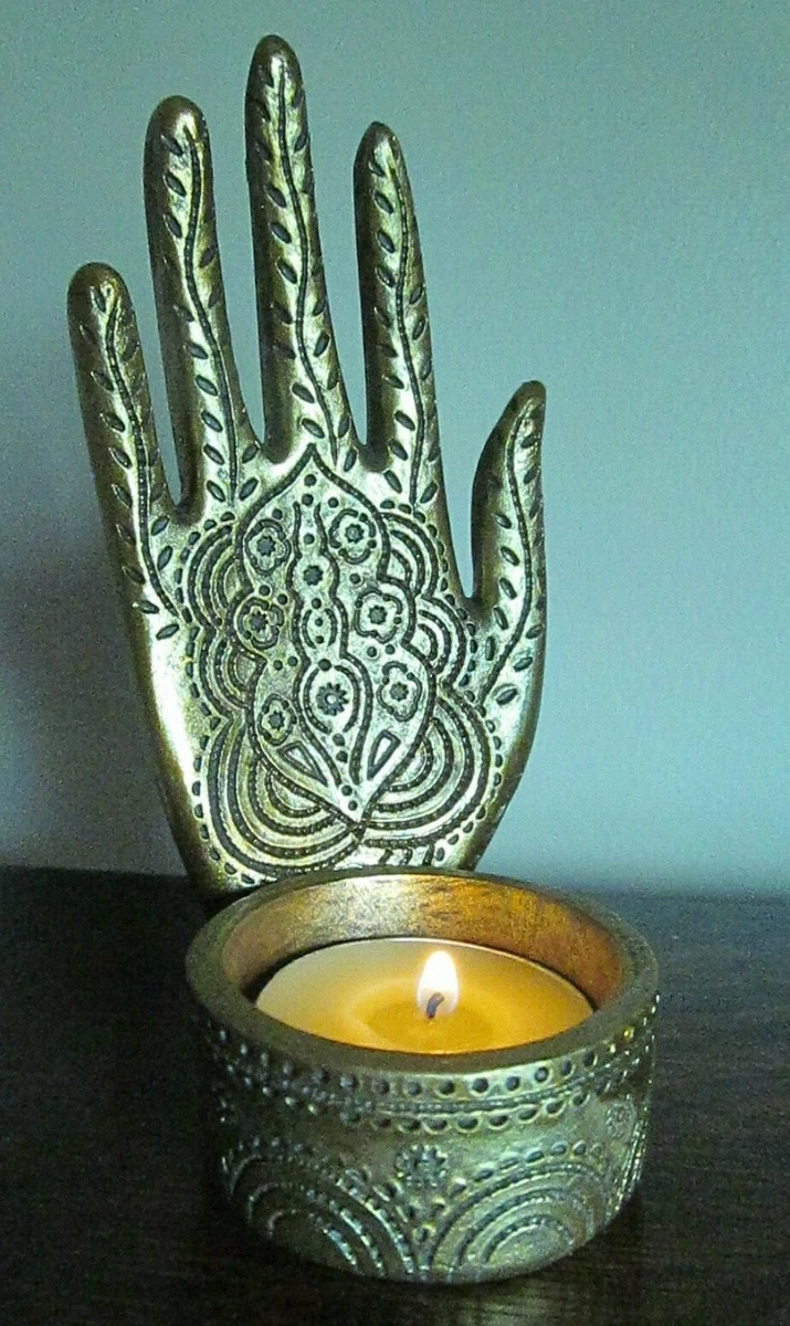 Teal tea light candle holders deals
