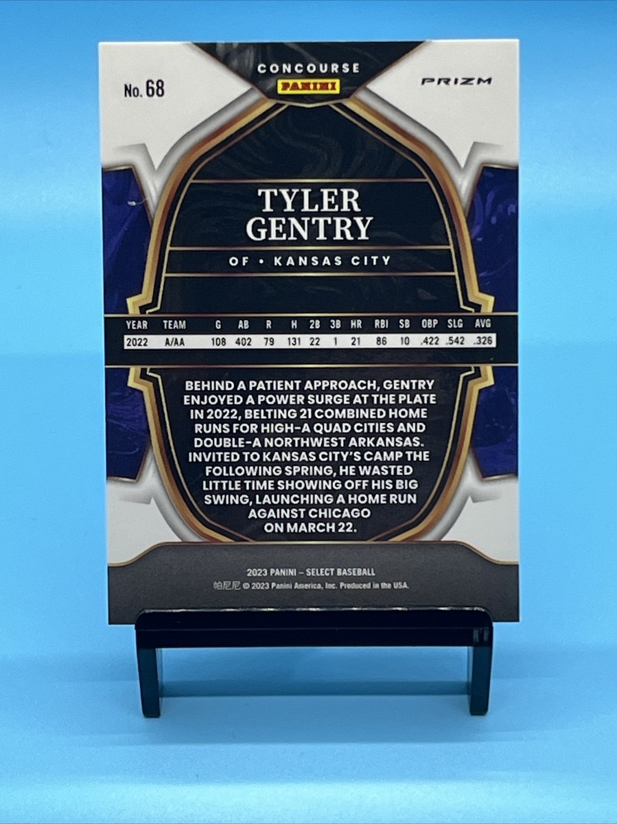 Policy NEO SELECT 旧GEL SELECT 2023 Panini Select #68 Tyler Gentry Concourse Scope Prizm | eBay