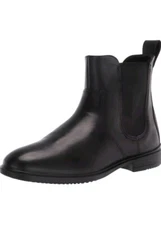 ECCO Women's Touch 15 B Chelsea Boot Black Leather Pull On EU 41 Size 10 - 10.5