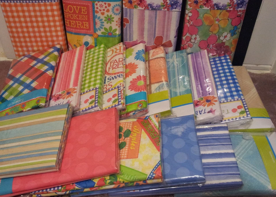 Nuevo Mantel Oblongo 52"X70" Elige Rayas Lunares Geométricos Agricultores Fresco Foto 2 de 4