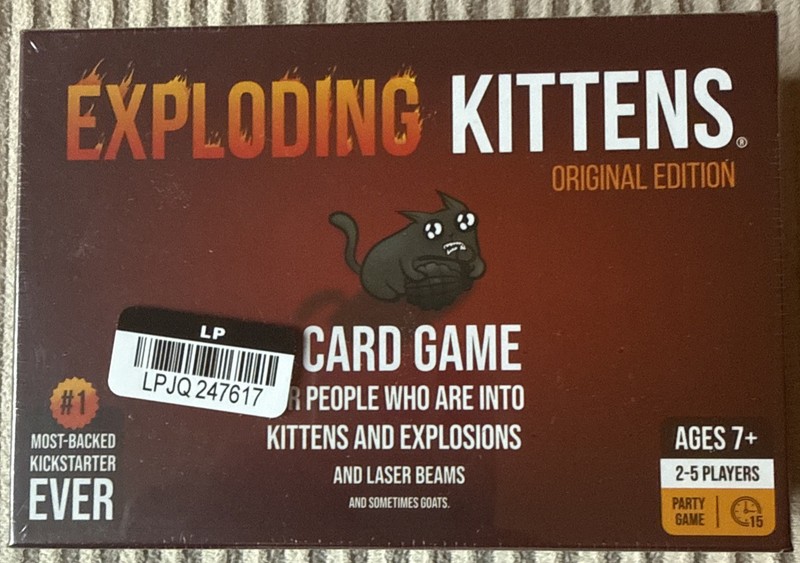 EXPLODING KITTENS Card Game - EKG-ORG1-1