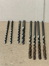 Lot de 8 forets à métaux divers - queues cylindriques