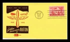 DR JIM STAMPS US COVER AVIATION GOLDEN ANNIVERSARY AIR MAIL FDC KOLOR KOVER