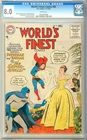 World's Finest Comics #85 High Grade Silver Age Batman Superman DC 1956 CGC 8.0