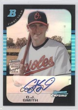 2005 Bowman Chrome First Year Auto Refractor 154/500 CJ Smith #351 Auto 0f8