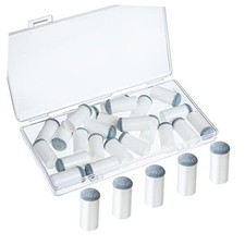 Gejoy 24 Pcs Slip on Pool Cue Tips Pool Stick Tips Replacement Kit 13 mm, 12 mm