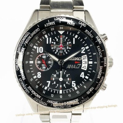 Seiko Flightmaster ANA Collaboration Chronograph 7T92-0VG0 aus Japan