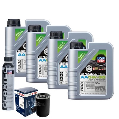 Motoröl 5W30 LIQUI MOLY Special Tec Aa 4L+BOSCH Ölfilter +Cera Tec
