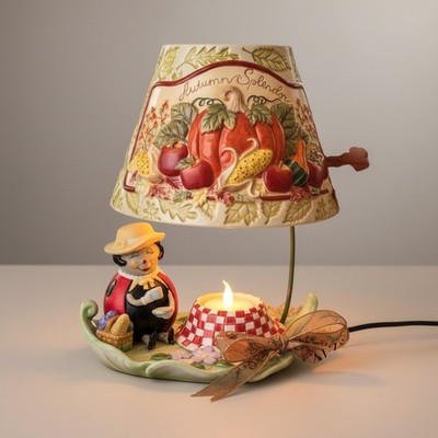 Yankee Candle Autumn Splendor Shade PartyLite Ladybug Base Candle Holder Set