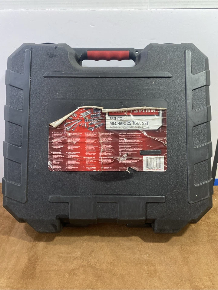 Craftsman Juego de Herramientas Mecánicas 154 Piezas con Estuche 37154 EE. UU. Serie G2 Juego Incompleto Foto 3 de 4