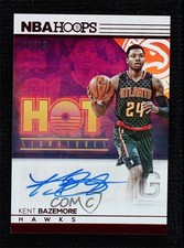 2016-17 Panini NBA Hoops Hot Signatures Red 14/25 Kent Bazemore #26 Auto a3q