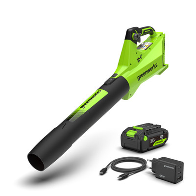 24V Akku Laubbläser 177 km/h Greenworks BL24L411-01 Bürstenlos - inkl. 4Ah Akku