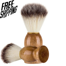 1pcs For Men Brush Beard Tool Badger Hair Shaving Barber Wood Handle