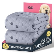 Super Absorbent Washable Pee Pads for Dogs - 2-Pack Superior Reusable Puppy P...
