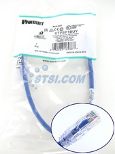 Panduit UTPSP1BUY Cat6 Network Modular Patch Cable/Cord, 1 Ft Blue NEW STSI