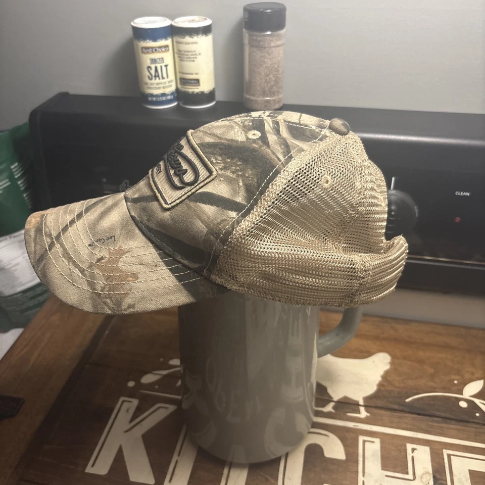 Boné de bola Mathews Solocam chapéu gancho ajustável laço preto camuflagem/arco de caça - Imagem 2 de 4