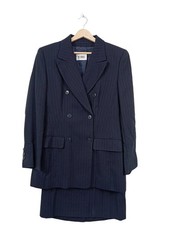 JOBIS Kostüm Damen Anzug Gr. DE 38 blau Business-Look