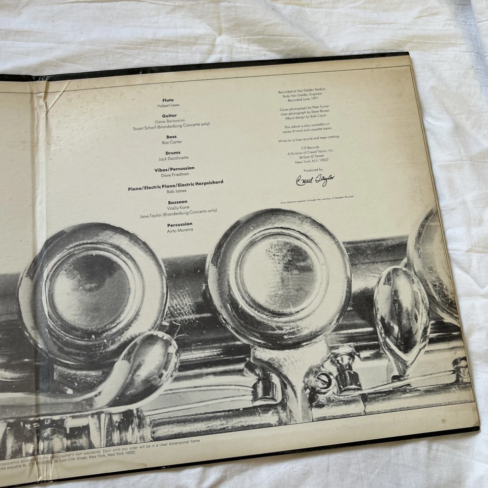 Hubert Laws-The Rite Of Spring - LP - 1972 - CTI Records – CTI 6012 - VG COPY - Image 3 of 4