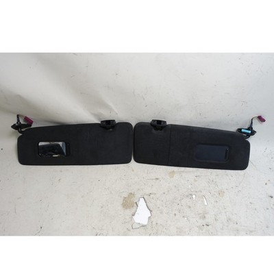 Damaged 2006-2010 BMW E63 650i M6 Coupe Sun Visor Pair Alcantara Black OEM
