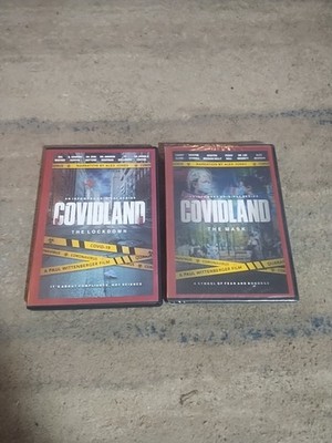 COVIDLAND DVD Set #1 The Lockdown, #2 The Mask, Alex Jones