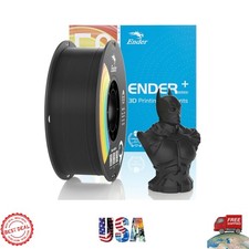 Official Creality 1.75mm PLA Filament Pro Black - 1kg for Quality 3D Printing