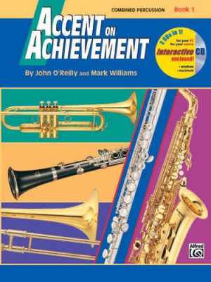 Accent on Achievement, Bk 1: Combined Percussion---SD, BD, Acces - VERY GOOD