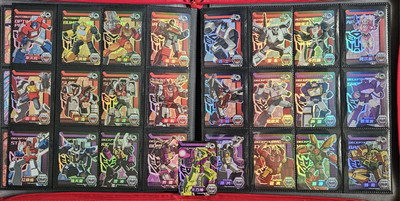25x Kayou Transformers G1 40th Anniversary Komplett SR Holo Set