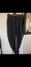 Athleta Black Silky Feel Lightweight Jogger Pants Size 6 Ships Today