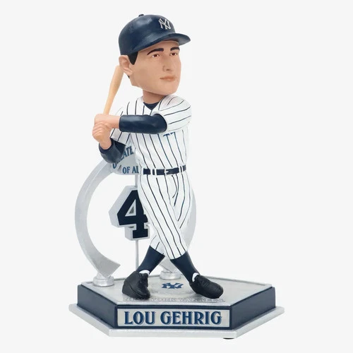 Lou Gehrig New York Yankees Legandary Number 4 Bobblehead MLB Baseball