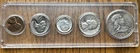 1957 Silver Coin Set USA US 5 Coins Franklin Half Dollar