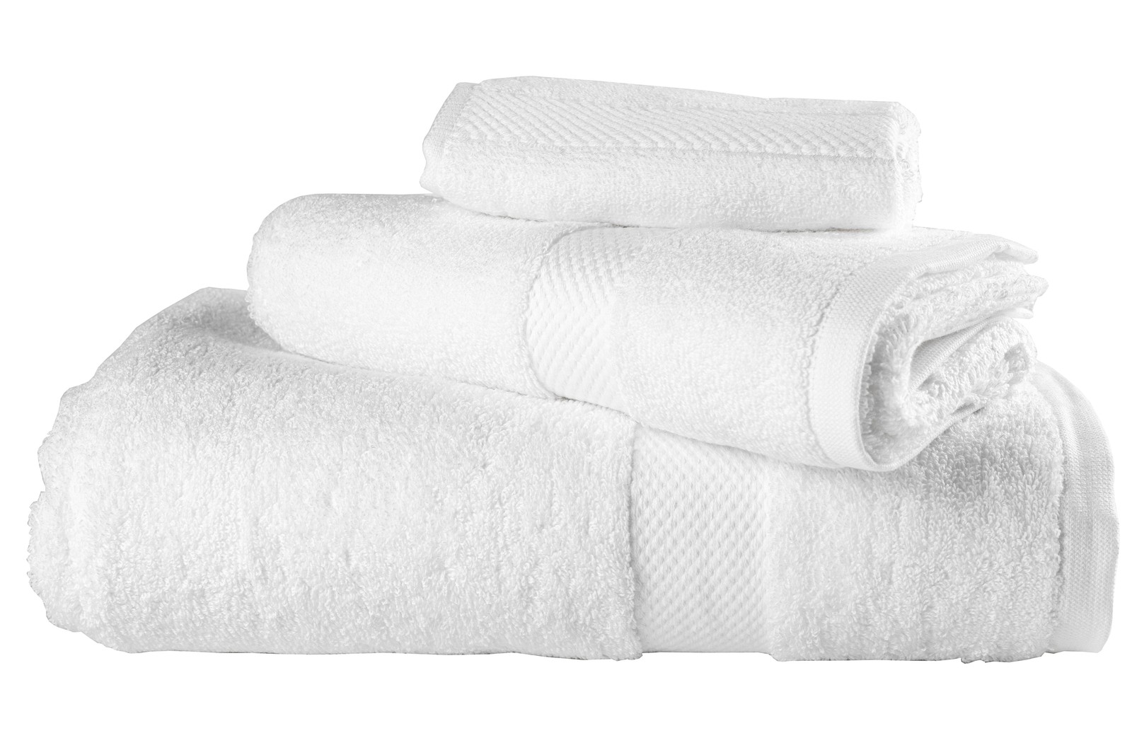 Sleep & Beyond 100% Organic Cotton Crisp White Terry Towel