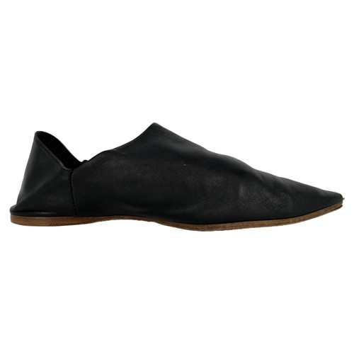 Acne Studios, Acne Studios Babouche Damen-Hausschuhe aus Leder schwarz UK-Größe 4