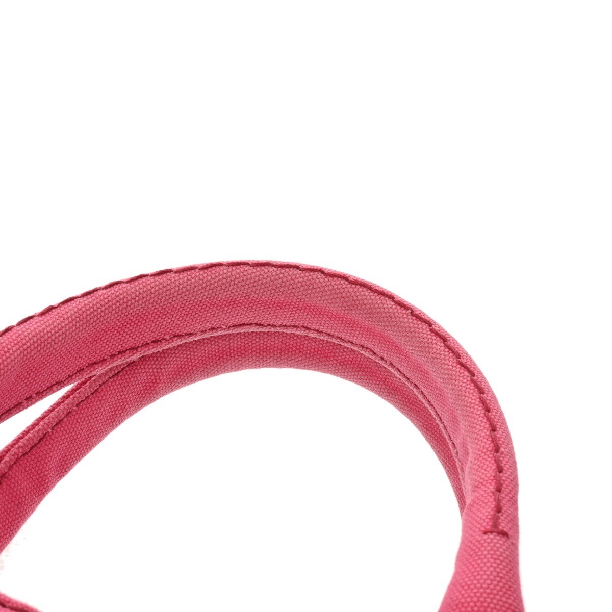 PRADA Canapa Large Tote Pink 1BG642 Ladies Canvas Handbag B Rank Used  from japa thumbnail 4