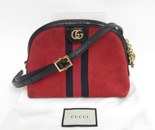 Borsa a tracolla Gucci Marmont linea Sherry scamosciata tracolla messenger I#...