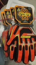 Ironclad Gloves XL Work EX0 Cut A1 Pun 2 Impaction Protection Nitrile 5 Pair Lot