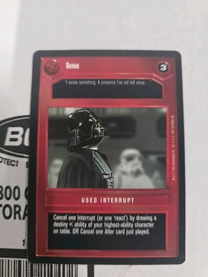 Decipher Star Wars CCG Sense Dark Side Premiere Unlimited Card Set