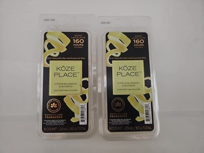 2 Koze Place Citrus Blossom & Bamboo Wax Melts   8 per Pack, Total 16