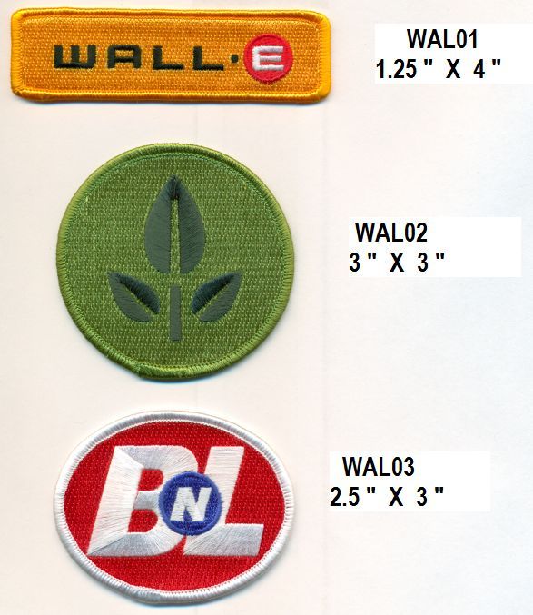 その他 WALL-E WALL: E CARTOON MOVIE PATCH SET - WAL01-03 | eBay