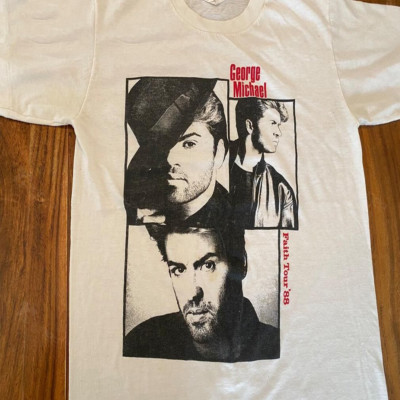 GEORGE MICHAEL THE FAITH TOUR Tシャツ　XXL RARE Vintage 1988 George Michael Faith Tour Music Tshirt | eBay