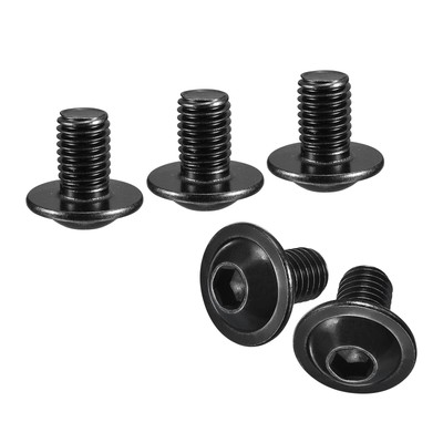 25 Pcs M5 X 10mm Stainless Steel Button Head Socket Cap Screws - 304 Grade Hex Drive