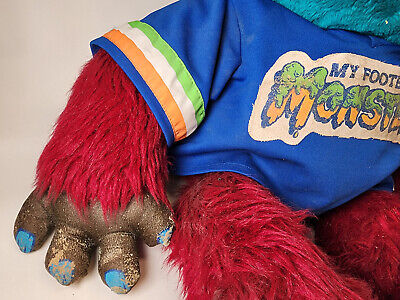 Vintage My Pet Football Monster 1986 AMTOY RARE Plush Toy Vintage My Pet Football Monster 1986 AMTOY RARE Plush Toy