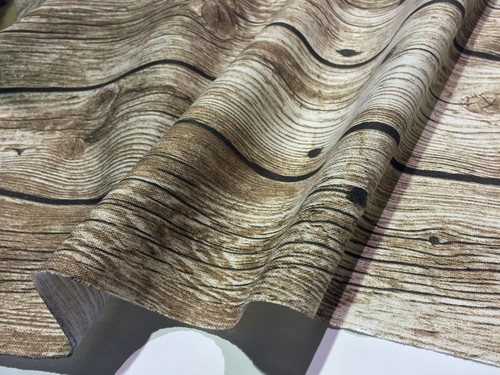 Wood Plank Floor Board Fence Fabric Home Decor Curtains Material - 140cm Wide - Picture 5 of 12